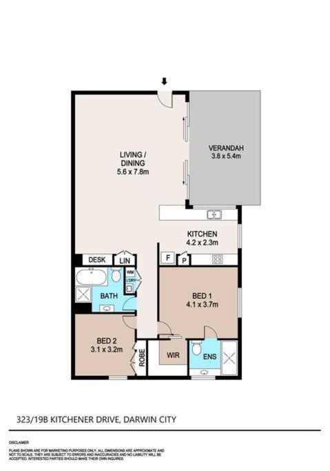 Zen Oceania - 2Br Ocean View Leilighet Darwin Eksteriør bilde